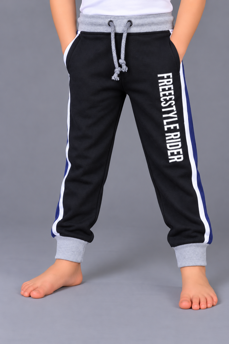Kids Freestyle Rider Jogger Trouser – Black, Navy & Grey-MU206