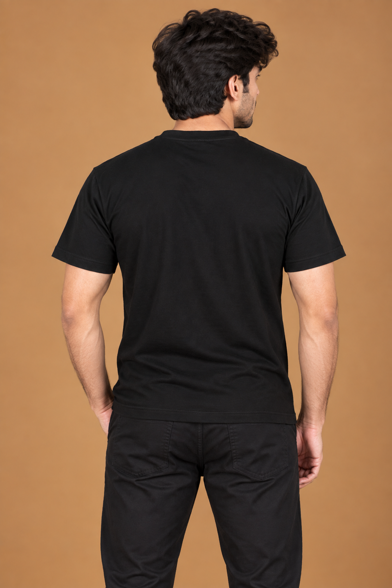 Louis Vicaci spandex Summer T Shirt For Men black ds321
