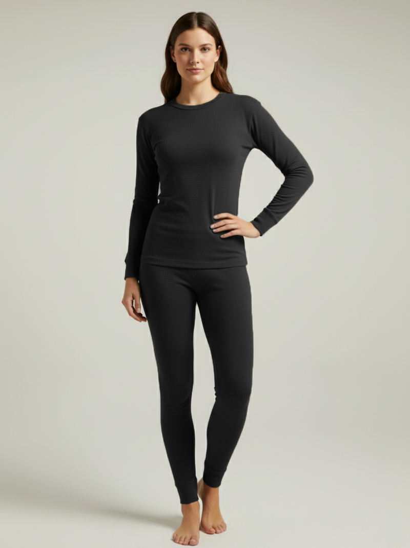 VZV Warmer Suit For Women-Black-VZV11