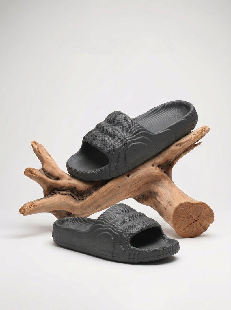 Men's Premium Flip Flop Fashion Slides-Grey-BE4267