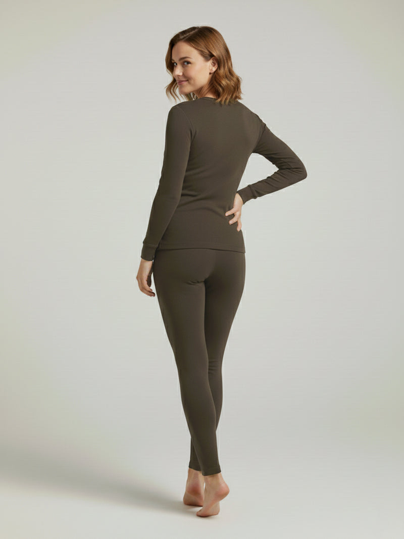 VZV Warmer Suit For Women-Dark Brown-VZV10