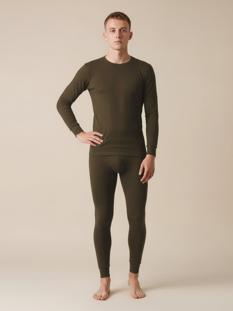 VZV Warmer Suit For Men-Dark Brown-VZV09