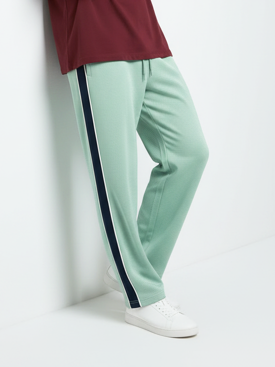 Stylish Regular Fit Summer Trouser For Men-Mint Green-NST34