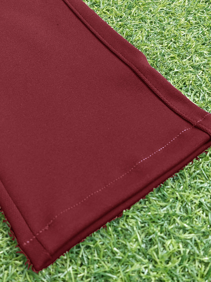 Louis Vicaci Interlock Stretchy Slim Fit Pent For Men-Dark Red Noise-AZ155