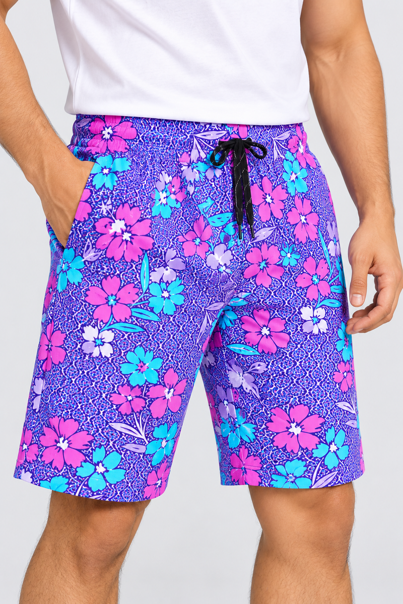 Next Summer Single Jersey Short For Men-Allover Print-BR13387