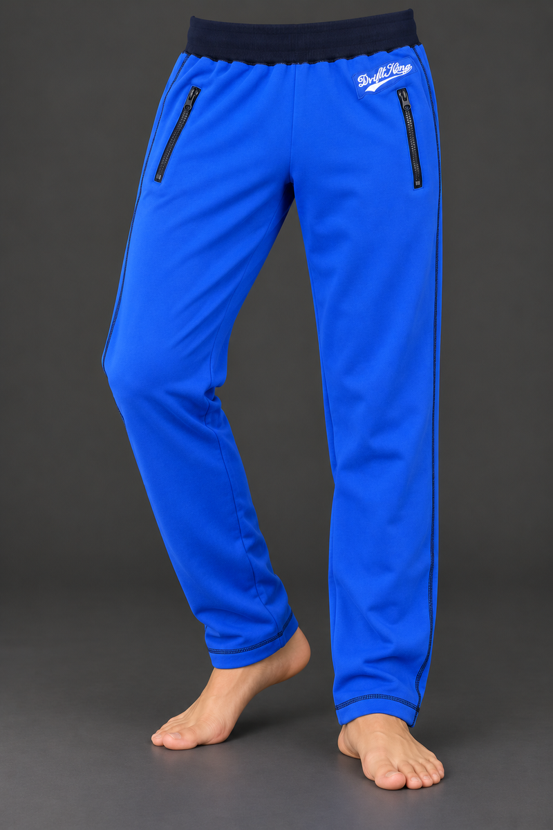 Men’s Royal Blue Zipper Fleece Trouser – Premium Sportswear-MU411