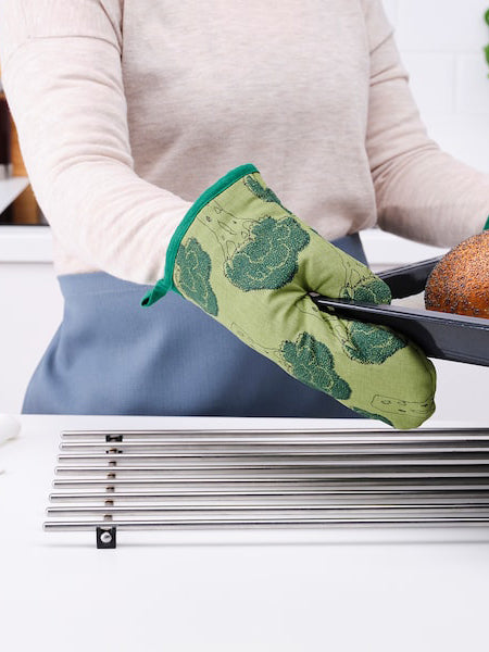 Assorted 2 Pcs Heat Resistant Kitchen Mitt: Durable Oven Glove for Safe & Easy Cooking-BR14787