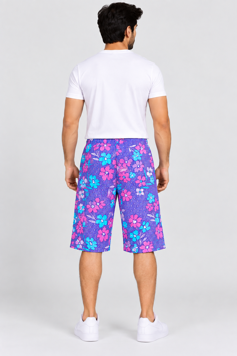 Next Summer Single Jersey Short For Men-Allover Print-BR13387