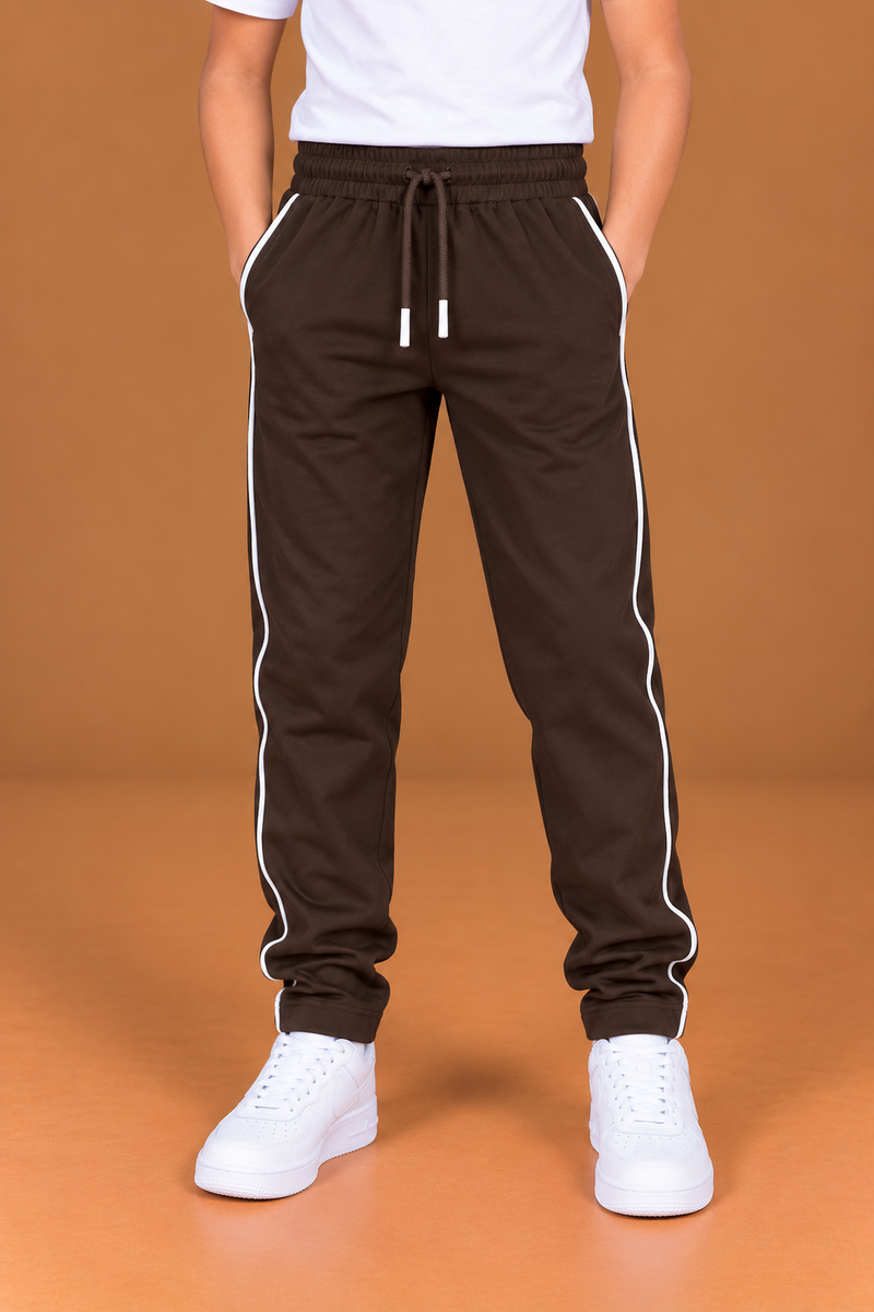 Premium Kids both seasons Trouser for Dark chocolate brown bnm017