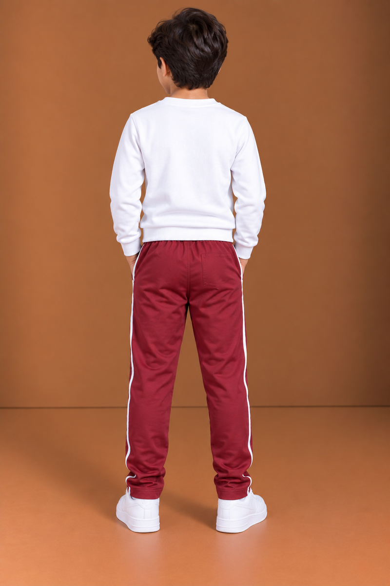 Premium Kids both seasons Trouser for red maharon  bnm06