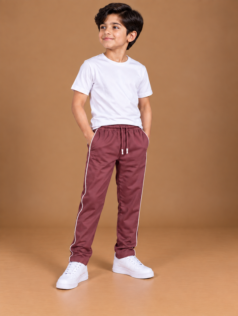Premium Kids both seasons Trouser for Light maharon  bnm10