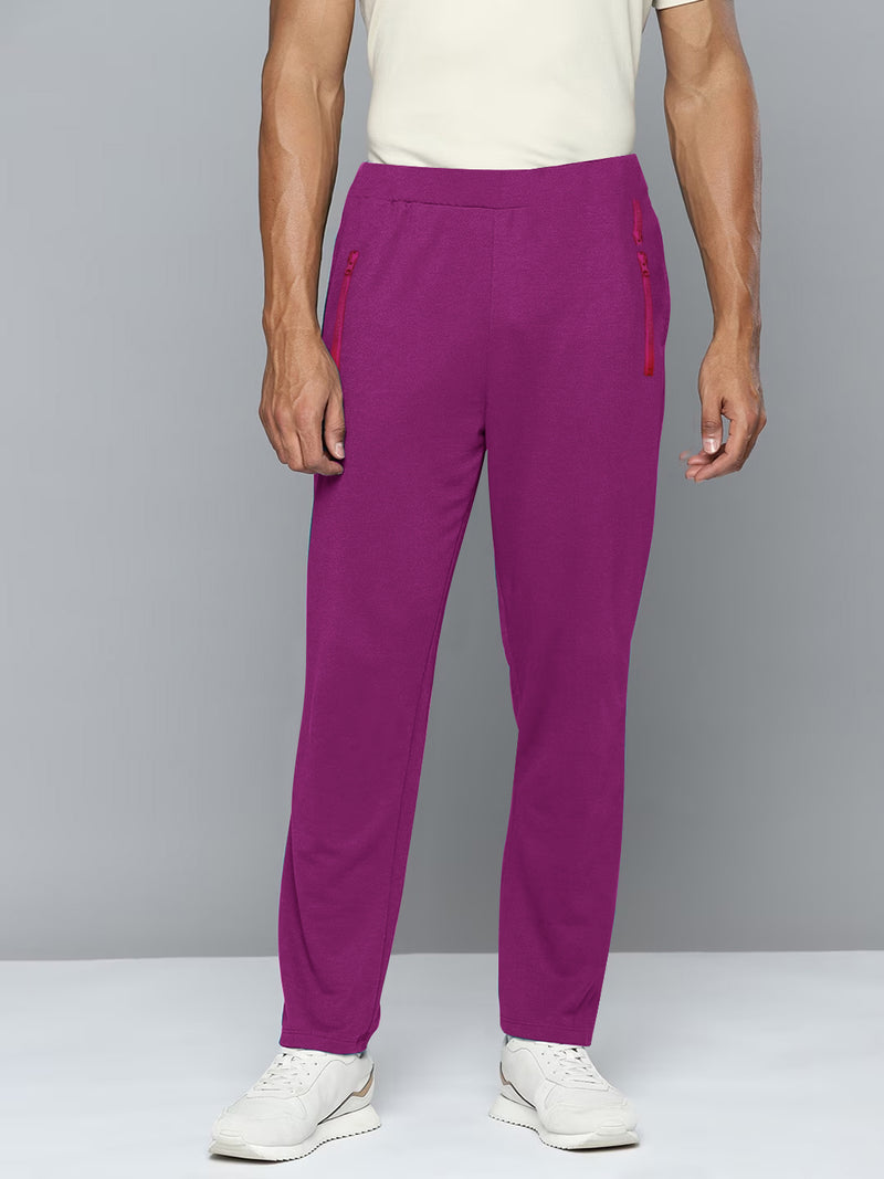 Drift King Regular Fit Heavy Fleece Jogger Trouser For Men-Dark Magenta-BR1108