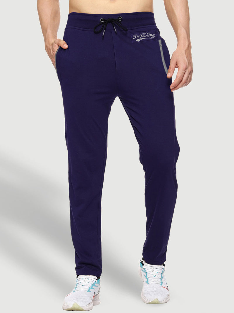 Drift King Regular Fit Heavy Fleece Jogger Trouser For Men-Royal Blue-BR1116