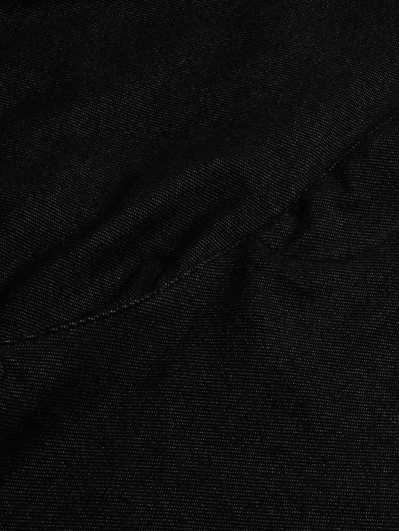 Louis Vicaci Super Stretchy Slim Fit Interlock Denim For Men-Black with Noise-BR13036