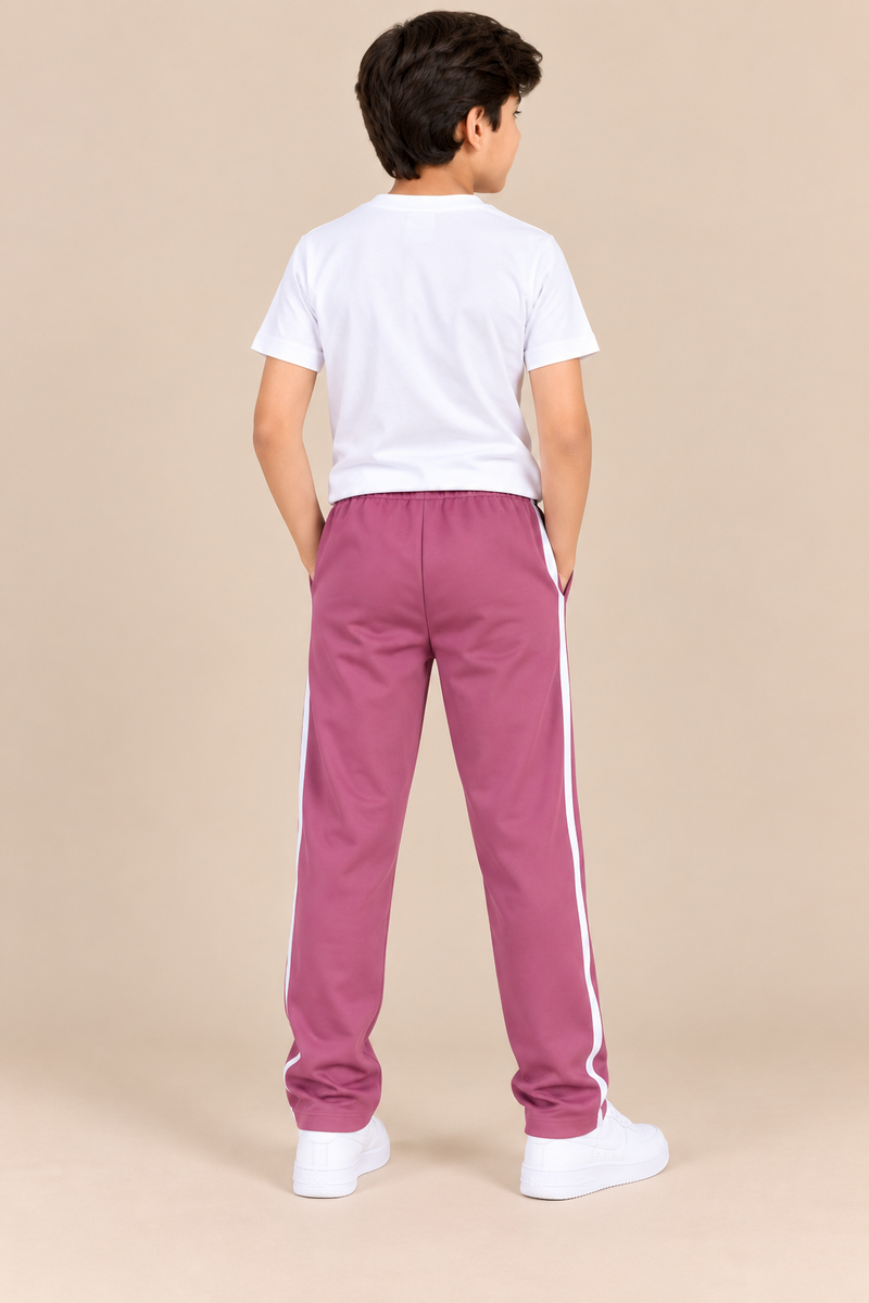 Premium Jogger Both Trouser For Kids- Dusty Magenta - MU08