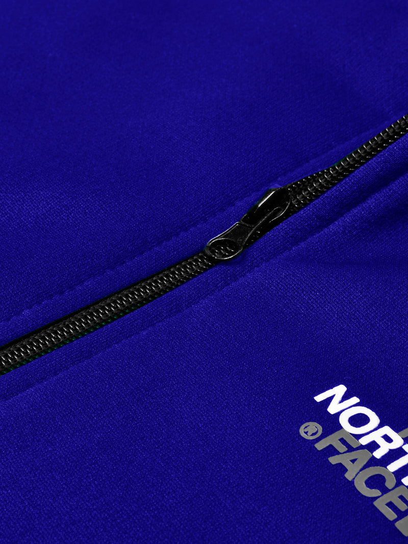 TNF Active Wear Zipper Fur Bomber Jacket For Men-Royal Blue-RT1116