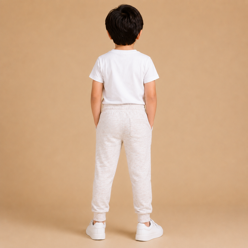 Kids Classic Plain White Cotton T-Shirt – Soft & Comfortable na7
