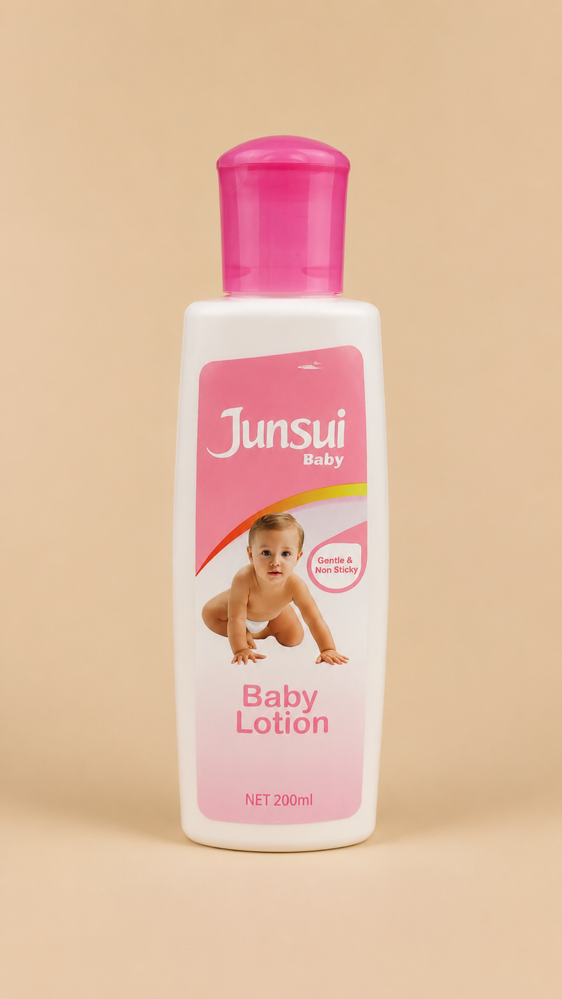 Junsui Baby Lotion 200ml – Gentle & Non-Sticky Moisturizing Lotion