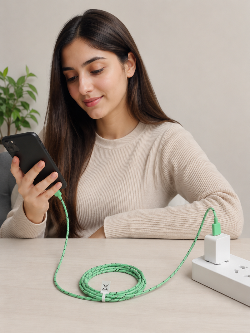 Braided Micro USB Charging Cable – 1.2m Fast Sync & Charge