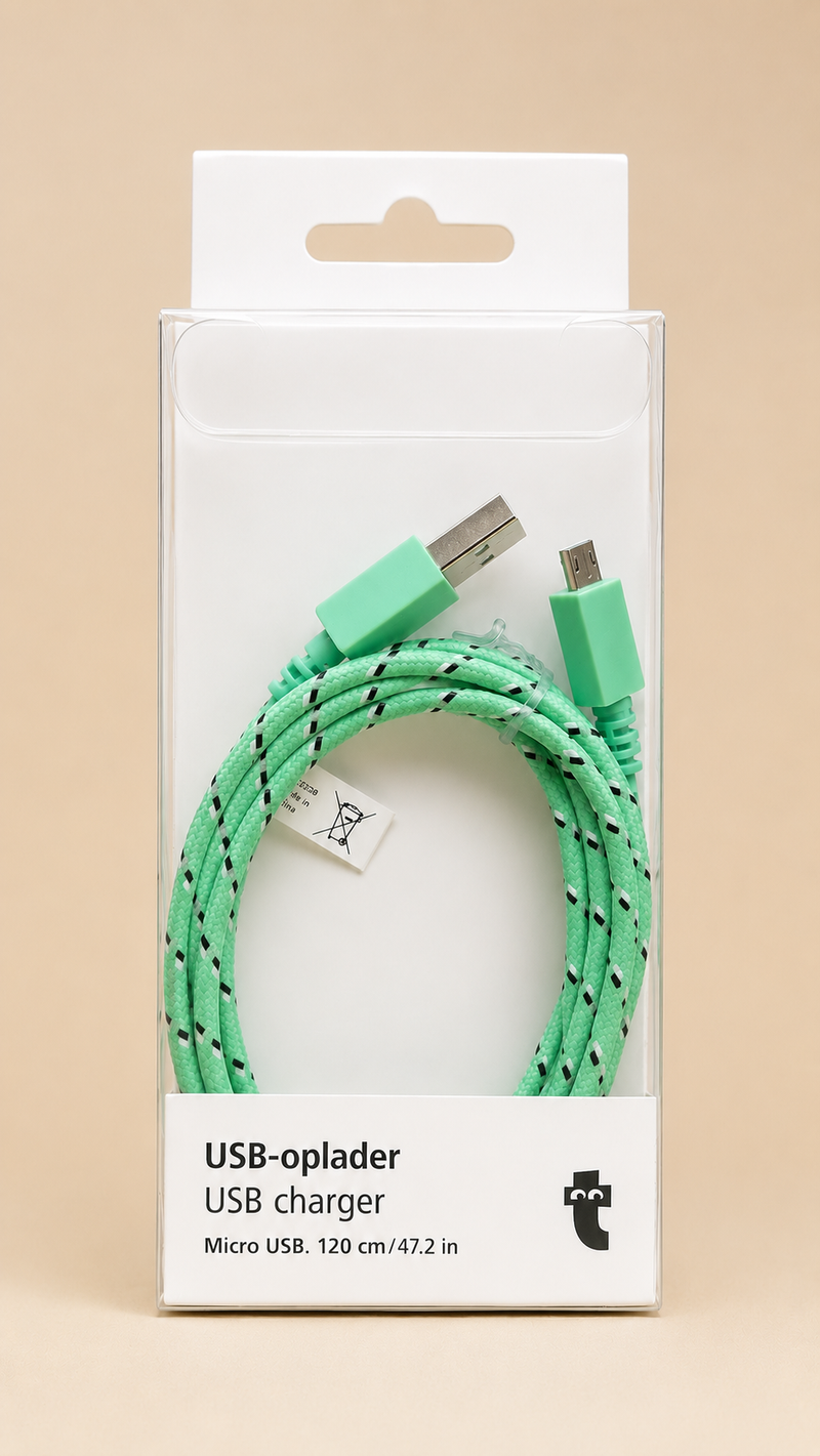 Braided Micro USB Charging Cable – 1.2m Fast Sync & Charge