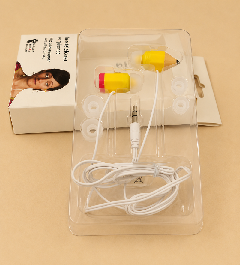 In-Ear Wired Earphones with Silicone Ear Tips