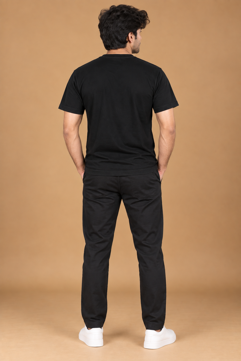 Louis Vicaci spandex Summer T Shirt For Men black ds321