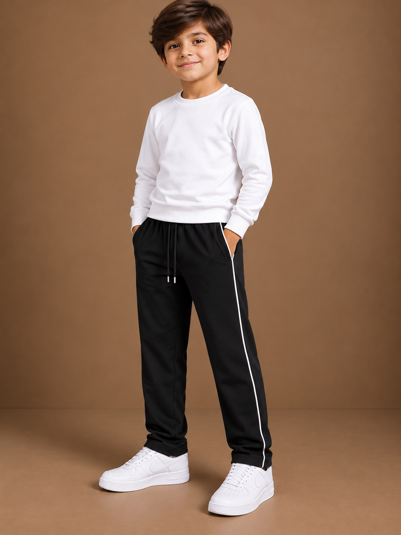 Premium Kids Fleece Trouser for Black bnm03