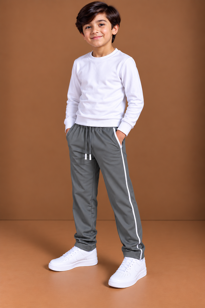 Premium Kids both seasons Trouser for Dark Grey  bnm07