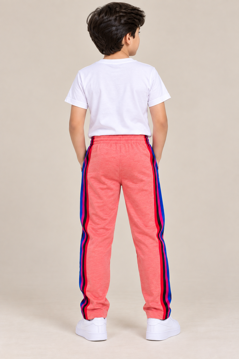 Premium Jogger Both Trouser For Kids- Coral Salmon- MU11