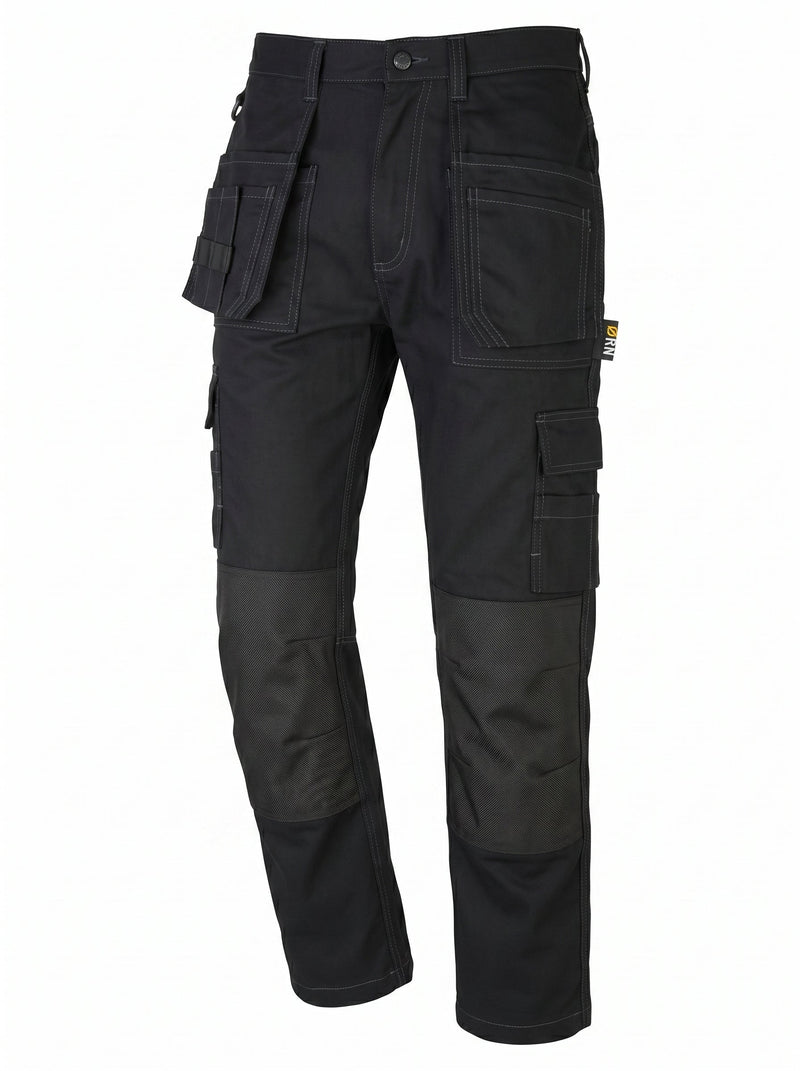 Black Cargo Trouser For Men-BE9251