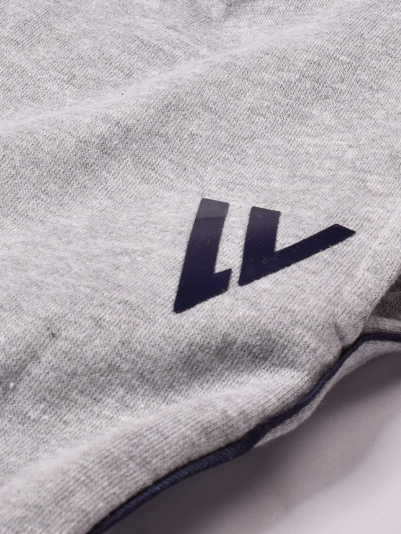 Louis Vicaci Fleece Zipper Tracksuit For Men-Grey Melange-RT1351