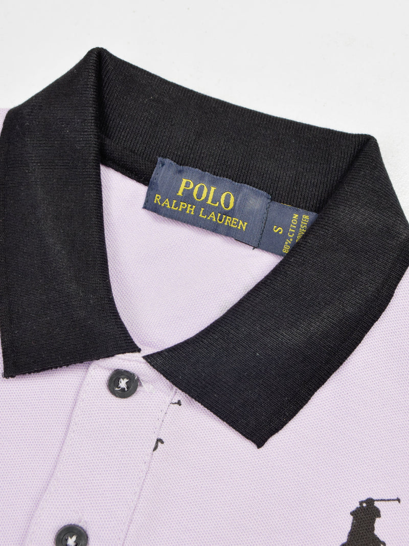 Summer Polo Shirt For Men-Light Purple-AN3967