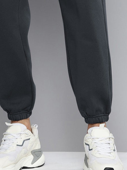 Drift King Slim Fit Fleece Jogger Trouser For Men-Dark Grey-BR14747