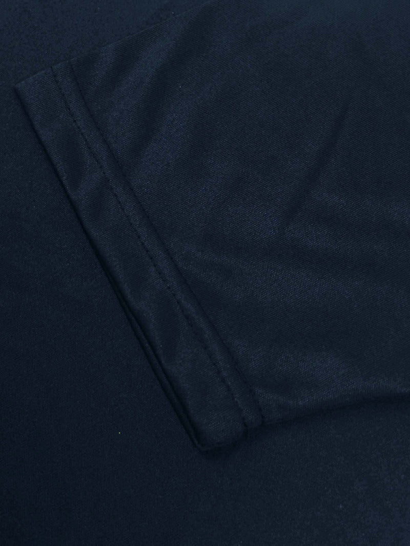 Half Sleeve Crew Neck Sports Tee Shirt For Men-Navy-BR13704