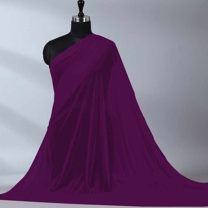 Imported Net Dupatta-Dark Magenta
