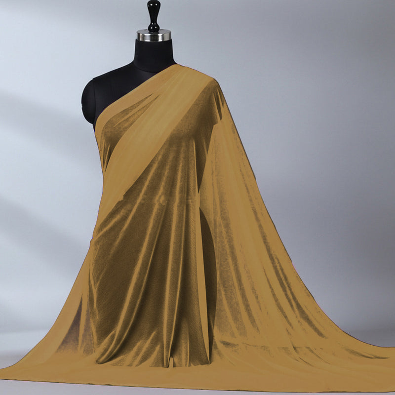 Imported Net Dupatta-Khaki