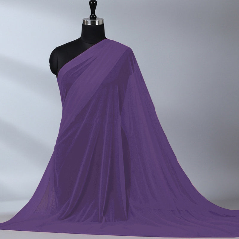 Imported Net Dupatta-Purple