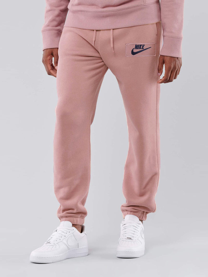 NK Terry Fleece Gathering Fit Pant Style Jogging Trouser For Men-Peach-BR14314