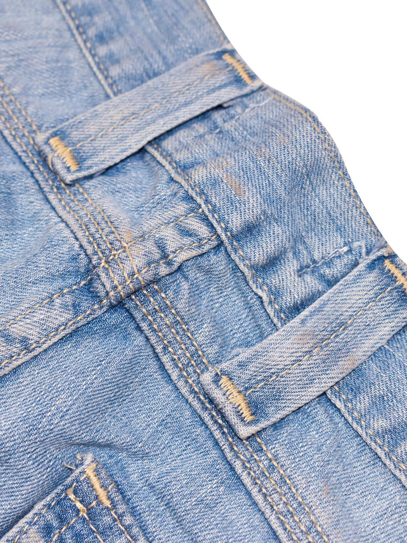 Dressmann Jeans Short For Men-Light Blue Faded-BR13507