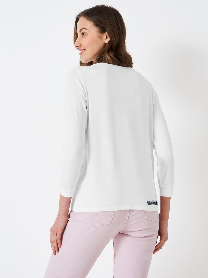 Next Long Sleeve Shirt For Women-White-BR13724