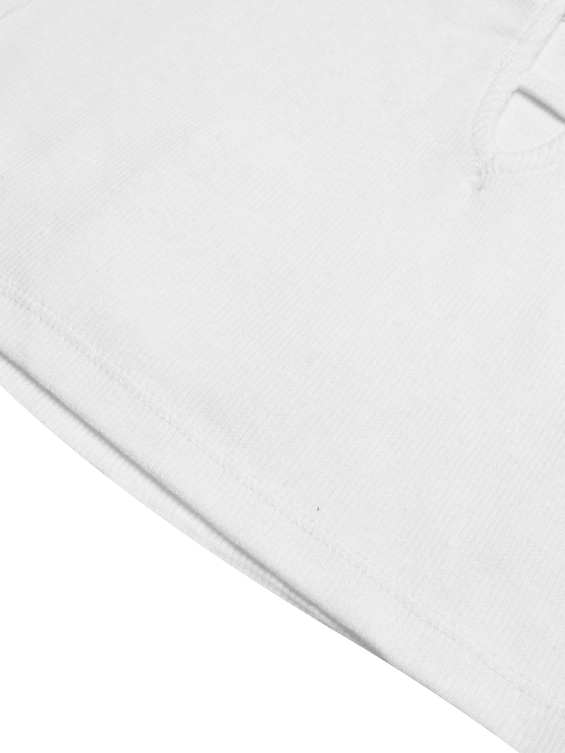 Next Ribbed Strappy Top For Baby Gilrs-White-BR13288