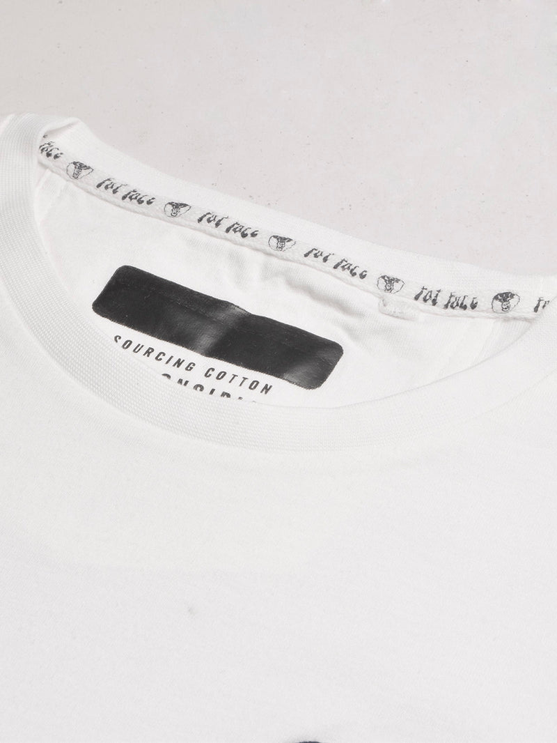 NXT Single Jersey Crew Neck Tee Shirt For Men-White-BR13271