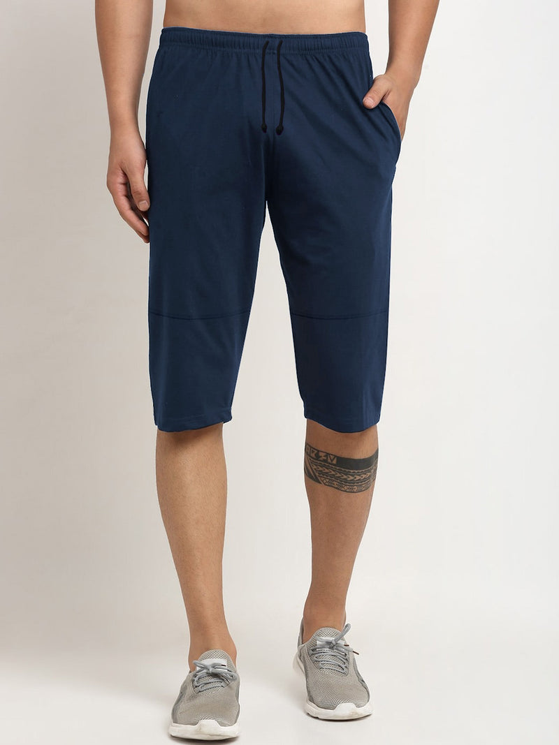 Next Single Jersey Lounge Short For Men-Dark Navy-BR13233