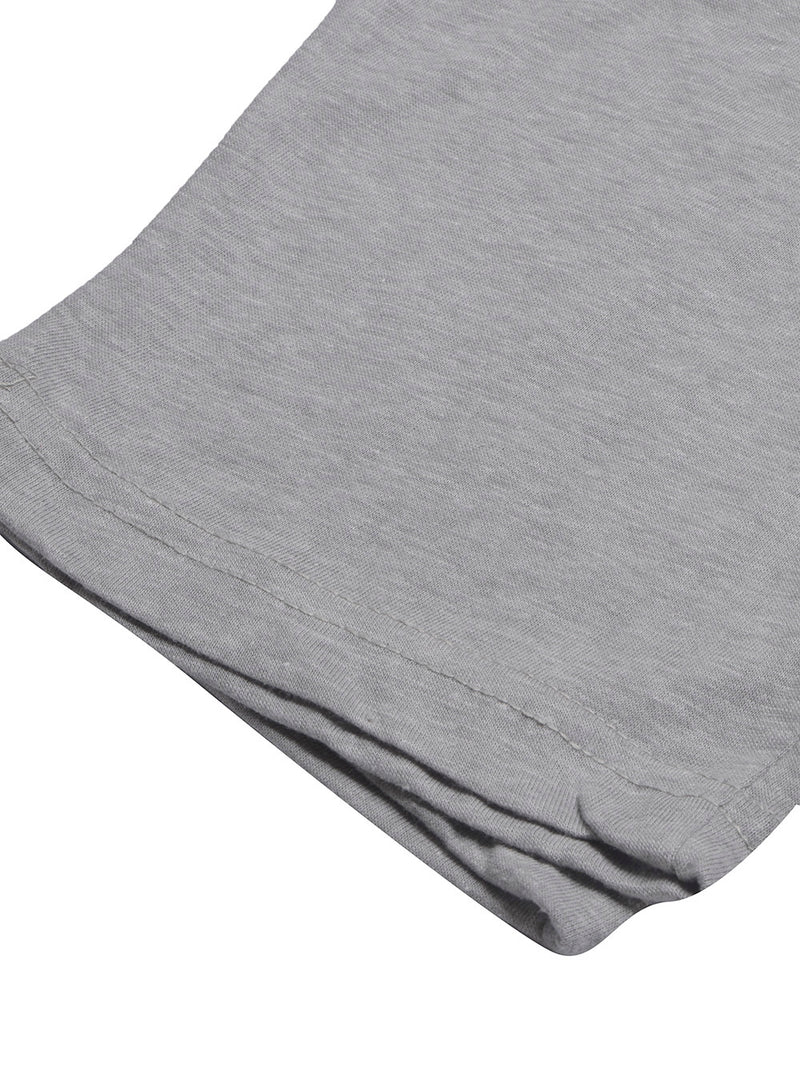 Next Single Jersey Lounge Short For Men-Grey Melange-BR13234