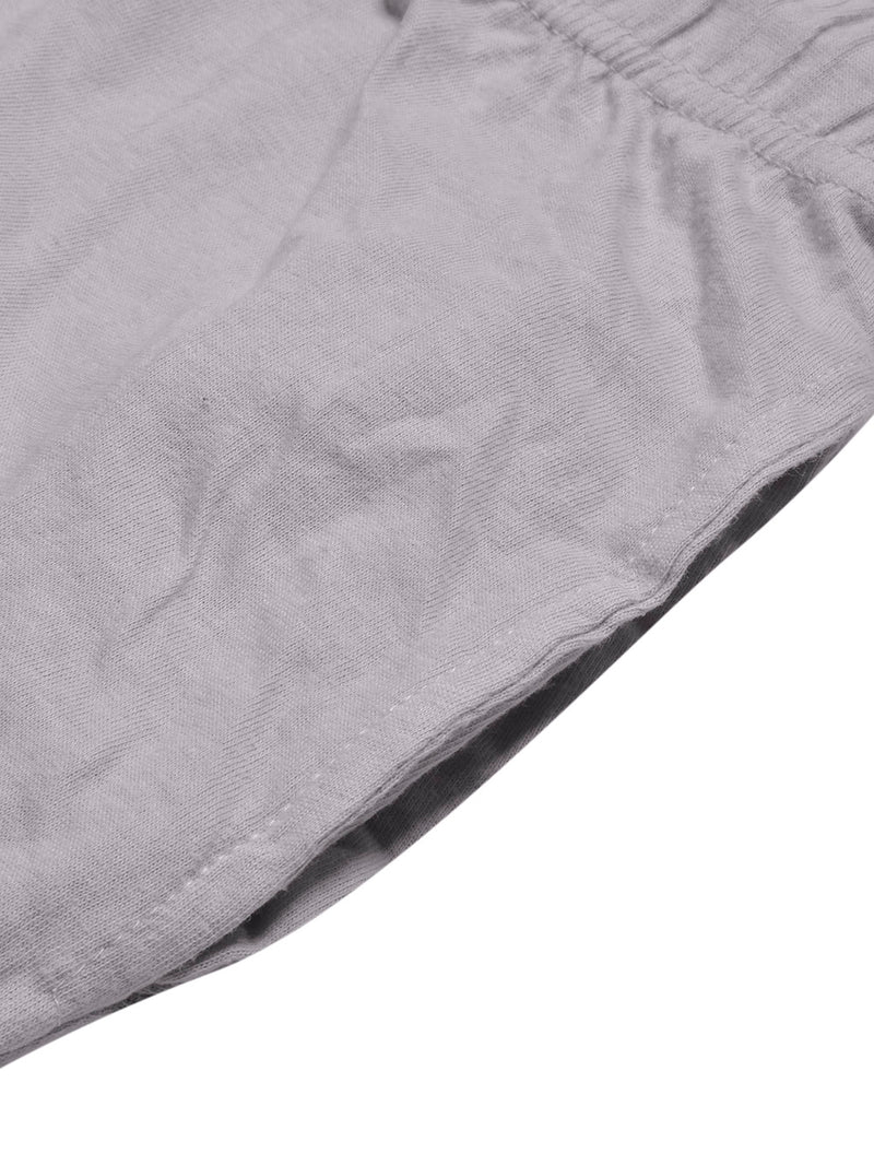 Next Single Jersey Lounge Short For Men-Smoke Grey-BR13390