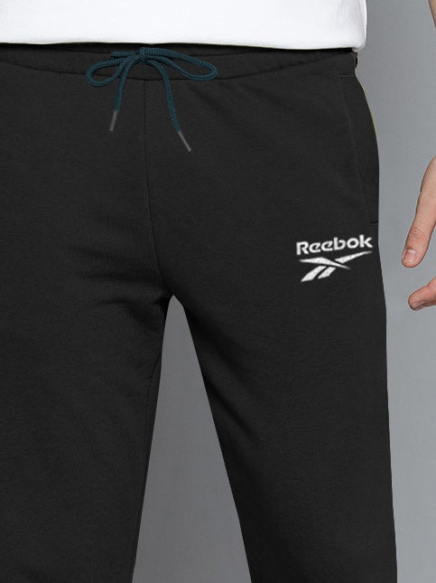 RBK Fleece Jogger Sweatpant For Men-Black-BR14571