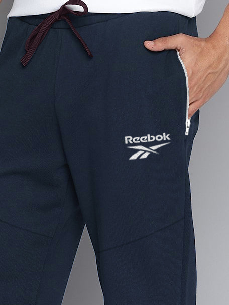 RBK Terry Fleece Jogger Sweatpant For Men-Navy-BR14562