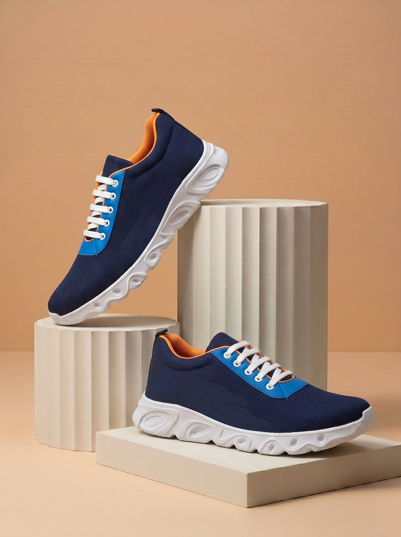 Classic Jogger Shoes For Men-Blue-BE4926