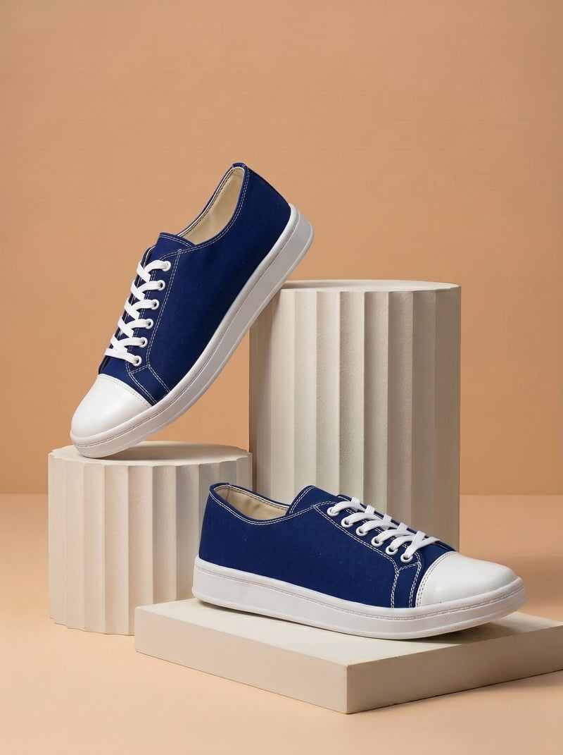 Classic Sneaker Shoes For Men-Dark Navy-BE7935