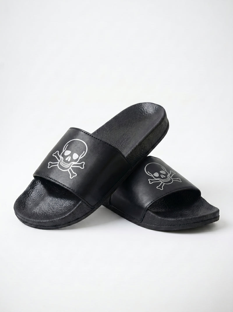 Men's Premium Flip Flop Fashion Slides-Black-BE2625